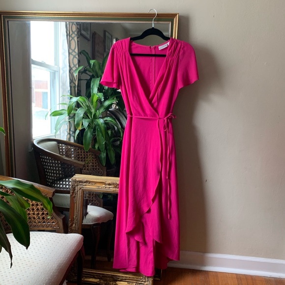 Premier Amour Short Sleeve Wrap Dress - Picture 3 of 6
